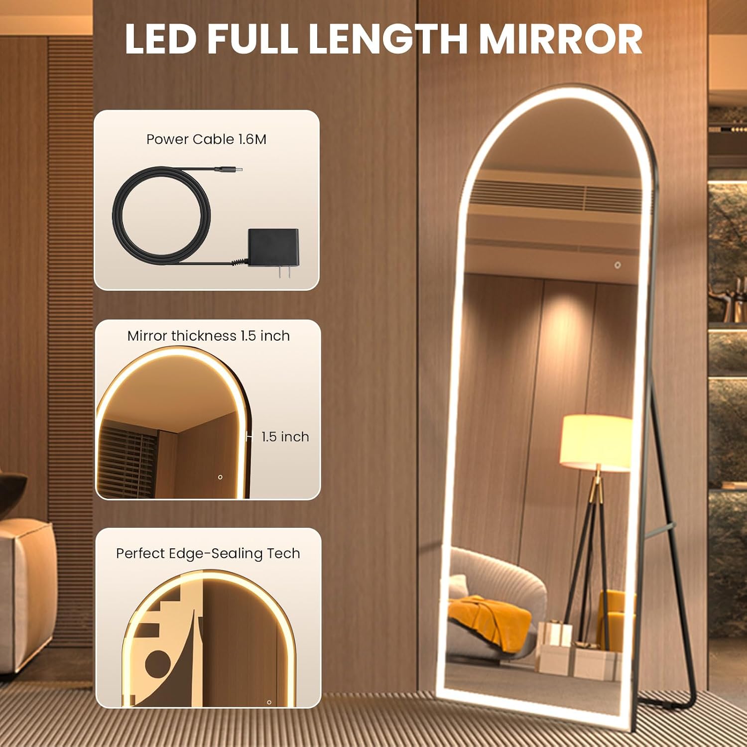 Mirror LED lighting