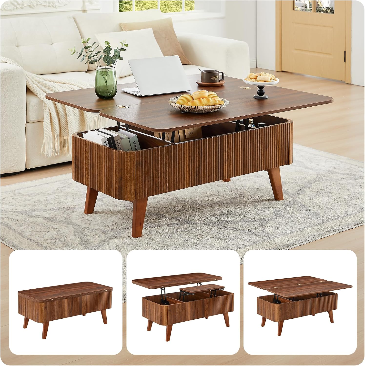 Coffee table storage