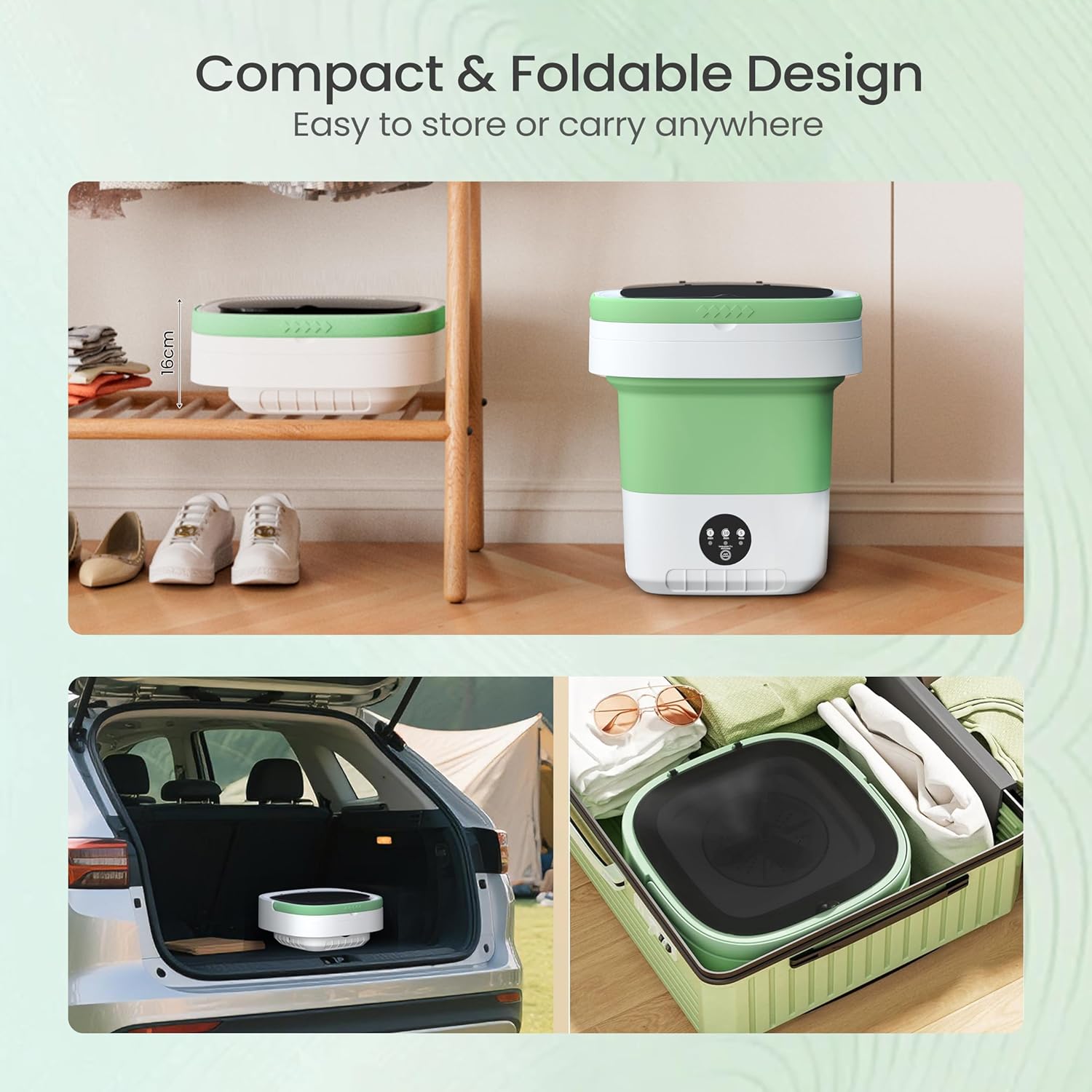 Portable Washing Machine 20L Mini Washer