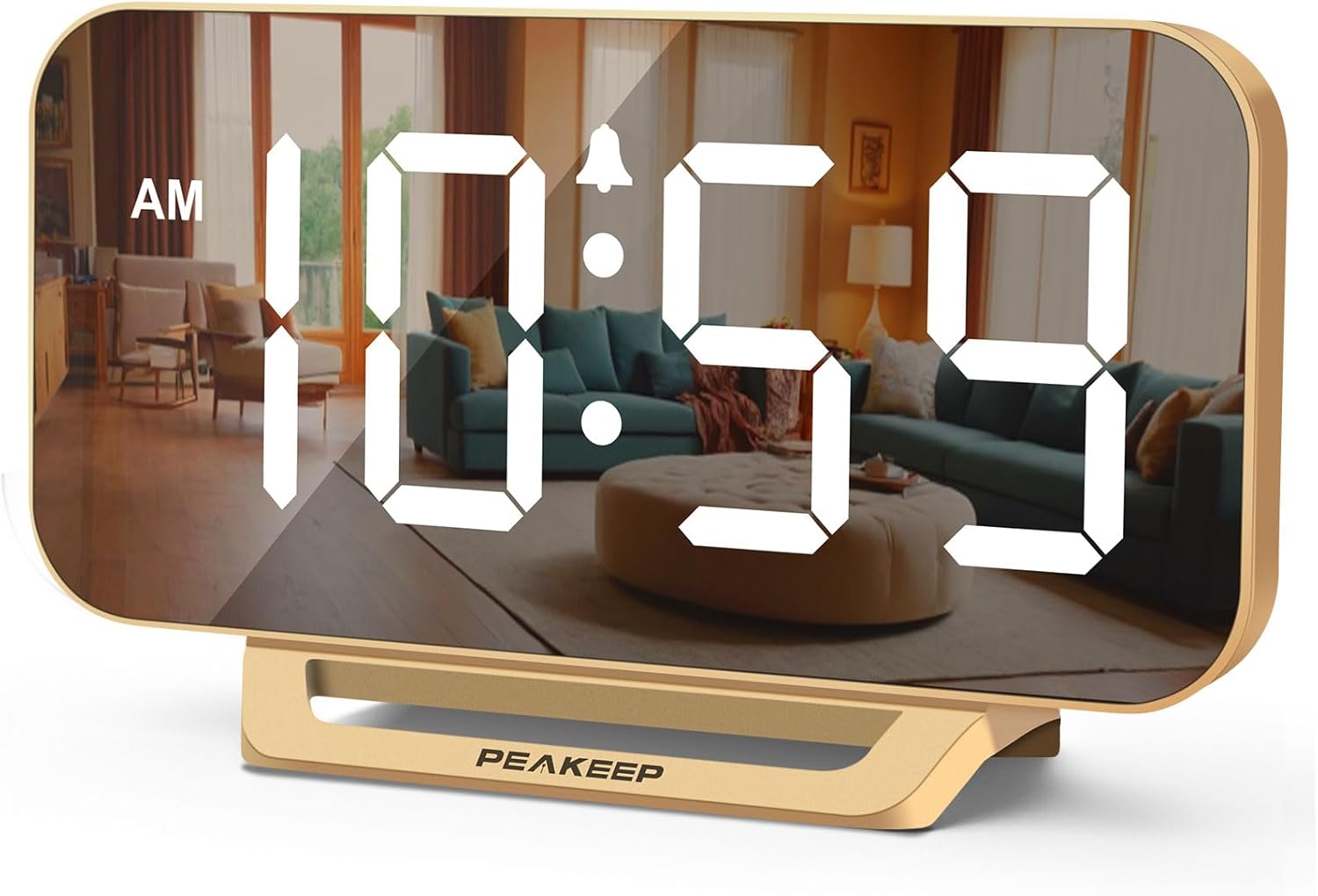 Peakeep Mirror Alarm Clock