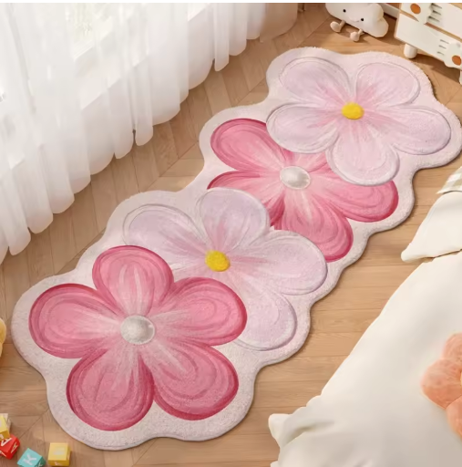 Flower Pattern Dopamine Rug